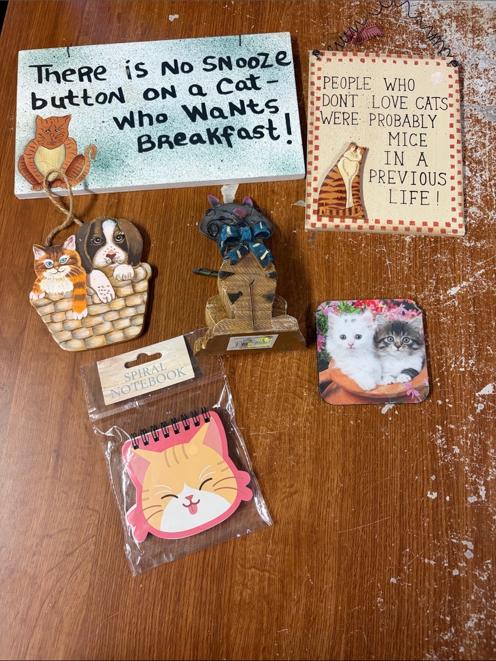 Cute Cat Decor Collection - Orange, White, Brown